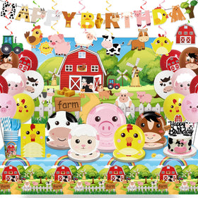 Cocomigo farm banner decor for a memorable birthday party