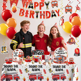 Cocomigo firetruck cups keep drinks mess-free and festive.
