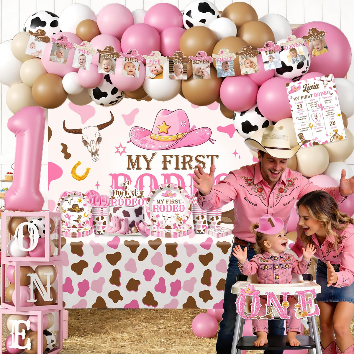 Cocomigo high chair banner is ideal for baby-focused celebrations