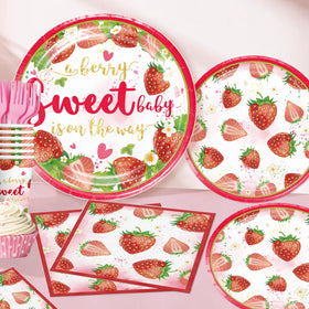 Cocomigo foil strawberry balloons brighten the party with color