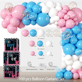 Cocomigo aluminum film balloons provide shimmer for the reveal