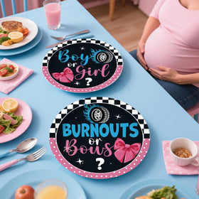 Cocomigo gender reveal cupcake toppers brighten desserts and photos