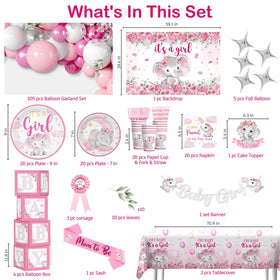 Cocomigo girl elephant tablecloths brighten tables and protect surfaces.