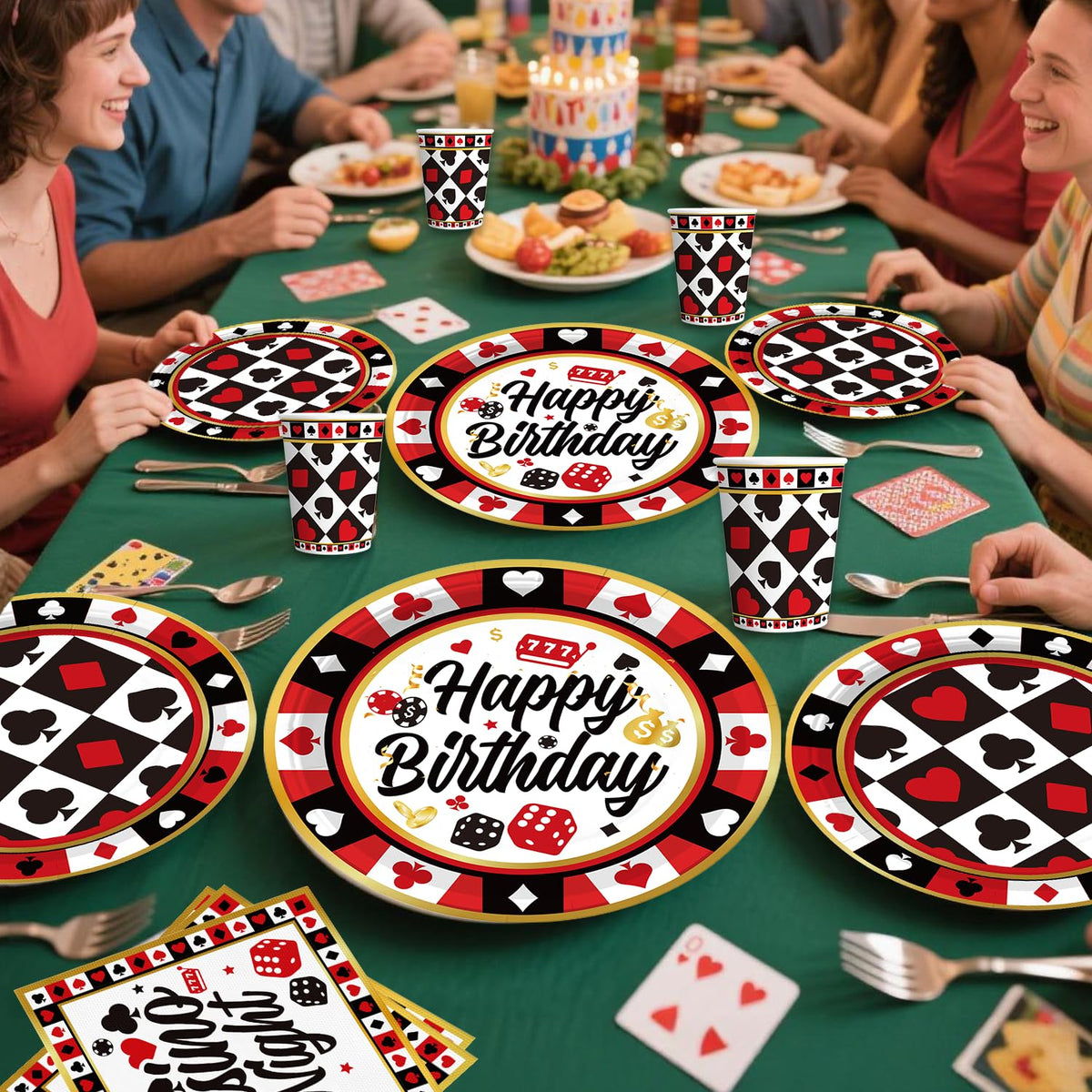 Cocomigo star foil balloons: bold Vegas flair for festive atmosphere