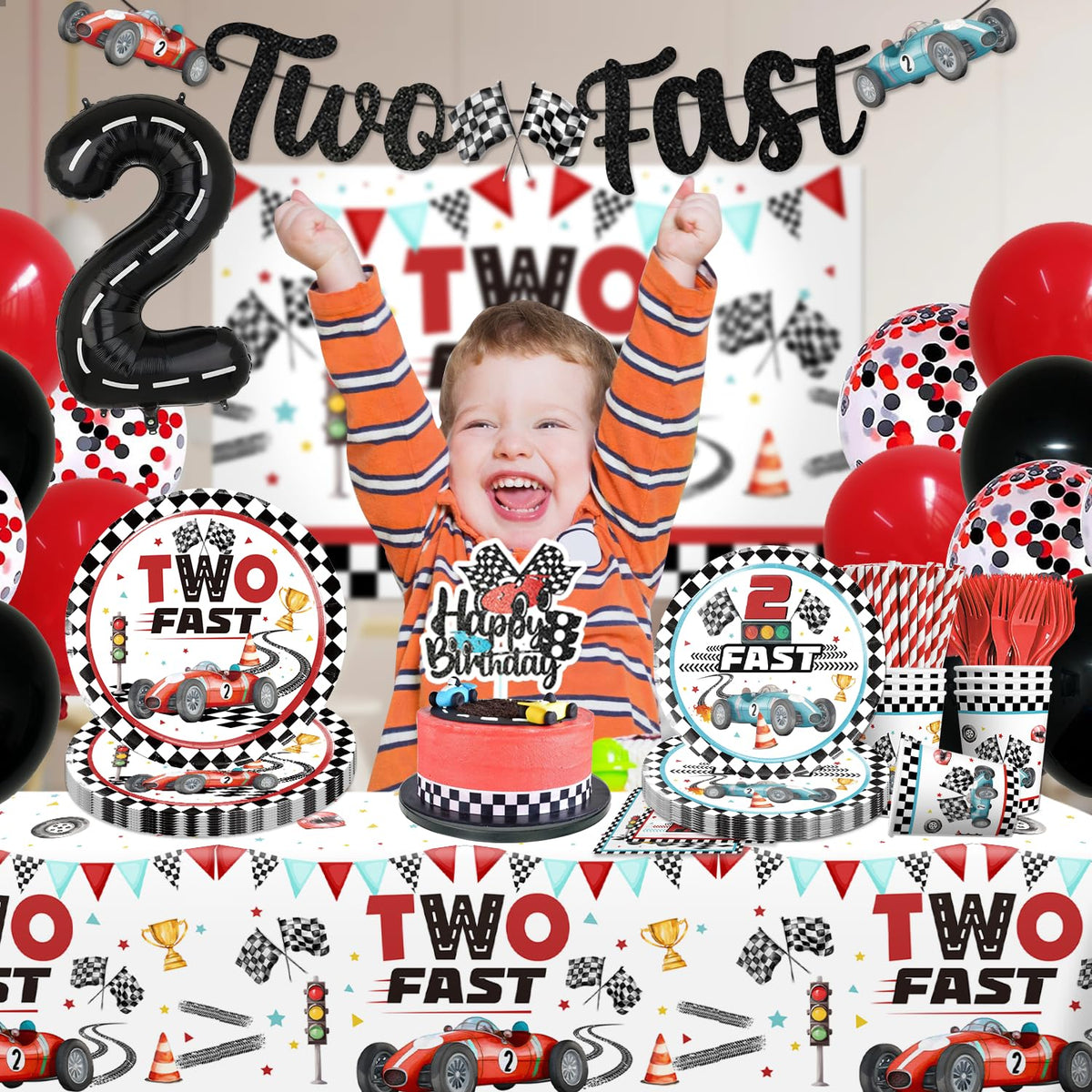 cocomigo Two Fast napkins and cups facilitates tidy, kid-friendly setup