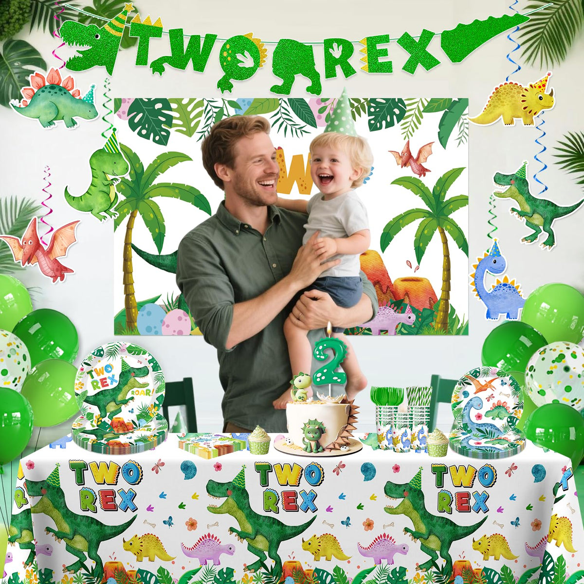 Cocomigo Two Rex hanging swirls boost ceiling fun