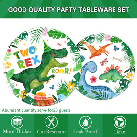 Cocomigo Two Rex tablecloth protects surfaces during celebrations