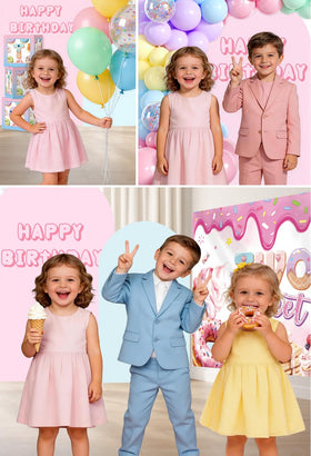 Cocomigo Two Sweet balloon boxes add height and color to decor