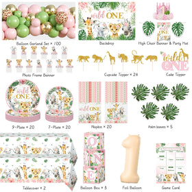 Cocomigo Wild One backdrop creating a photo-worthy party wall