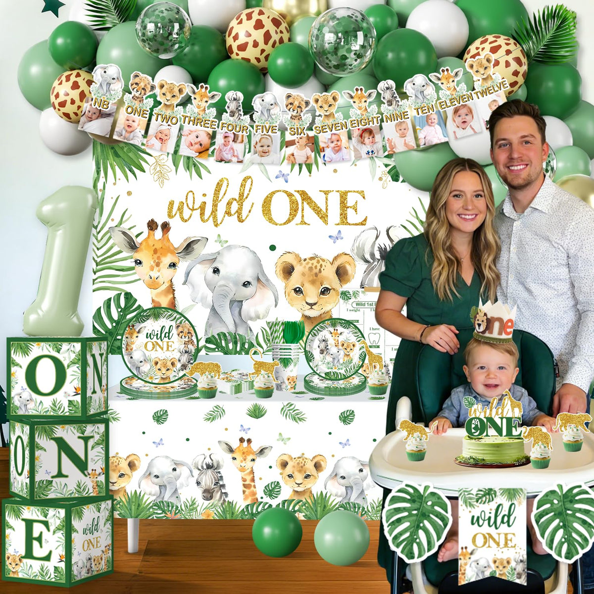 Cocomigo Wild One balloons collection provides festive atmosphere and variety