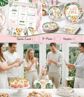 Cocomigo Wild One milestone card to capture first-year moments