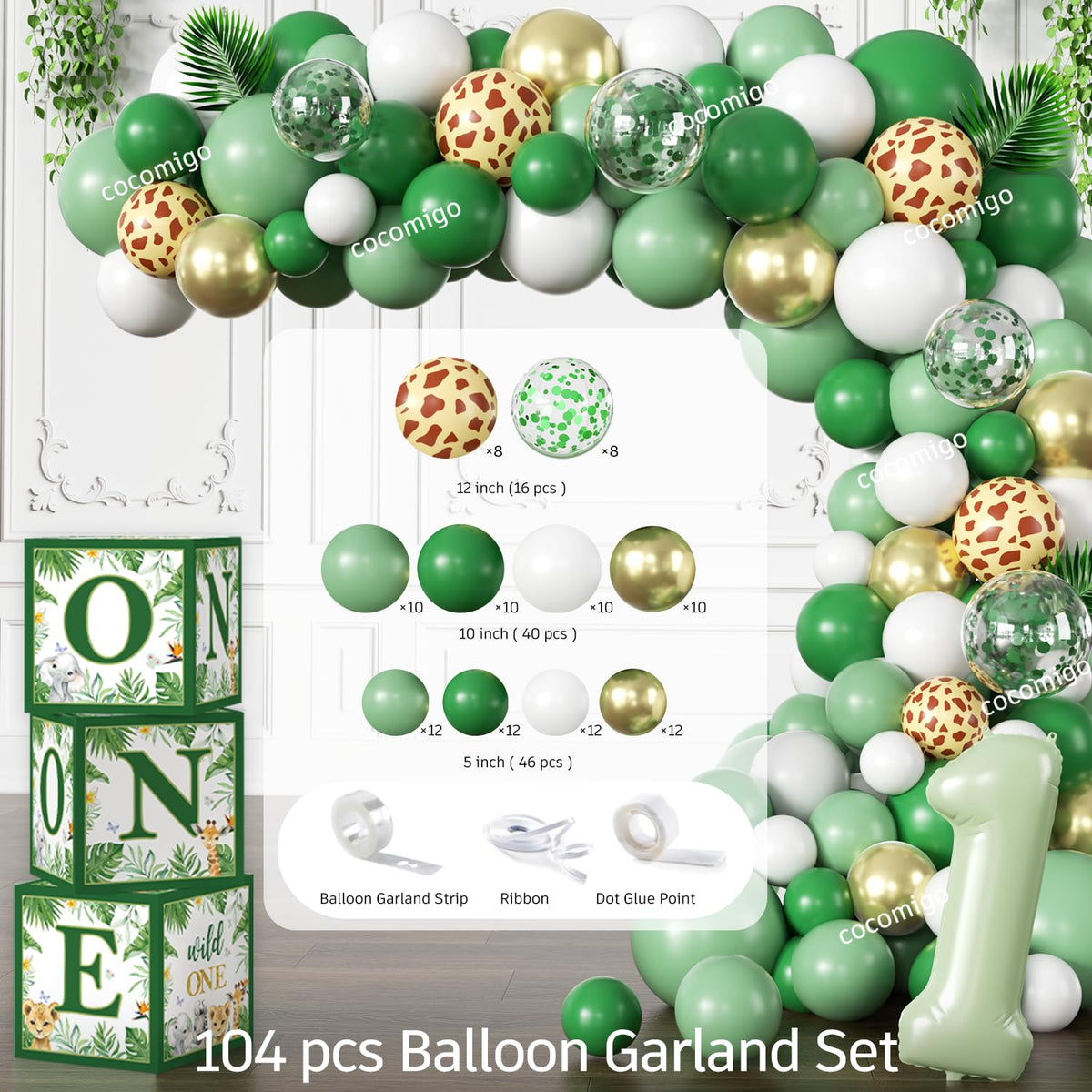 Cocomigo Wild One tablecloth keeps the party area protected and tidy