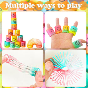Cocurb smiling-face color springs offer visual appeal and playful stress-relief for kids.