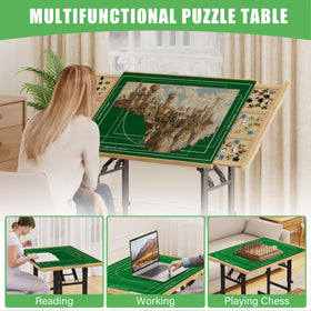 Codace puzzle table with drawers makes an ideal gift for puzzle lovers.