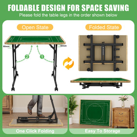 Codace puzzle table with drawers includes six removable sorting trays for organization.
