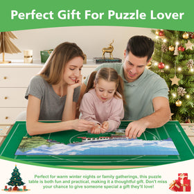 CODACE puzzle table on wheels enables easy room-to-room movement