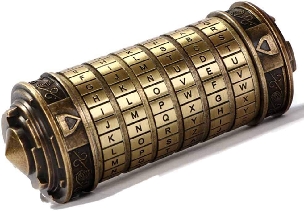 coejokno Cryptex mini lock box front view showing compact gift-ready design