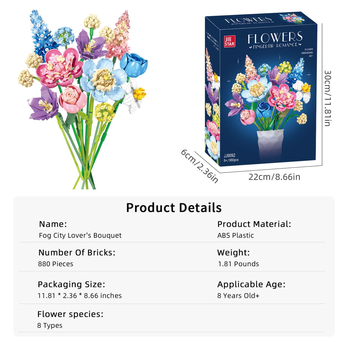 Cogibrix bouquet-building-set diy-gift offers a thoughtful present option.