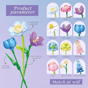 Cogibrix macaron-colors blooms add soft hues for a chic display.