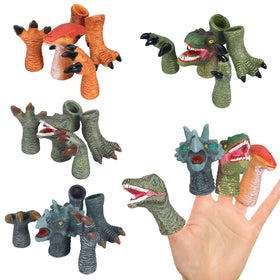 COGO MAN Triceratops head puppet for engaging dinosaur stories.