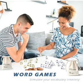 COHHFWPD large-letter dice enabling easy spelling and rapid word creation