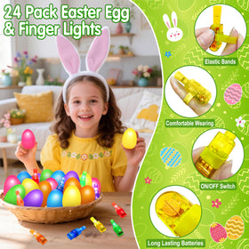 COKOKA easy-use Easter toys: remove insulation sheet, press button.