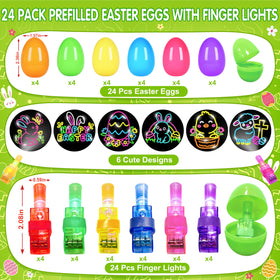 COKOKA durable plastic finger lights are kid-safe and reusable.