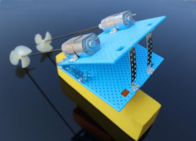 COKOLATIA 180-strong motor close-up highlighting robust propulsion.