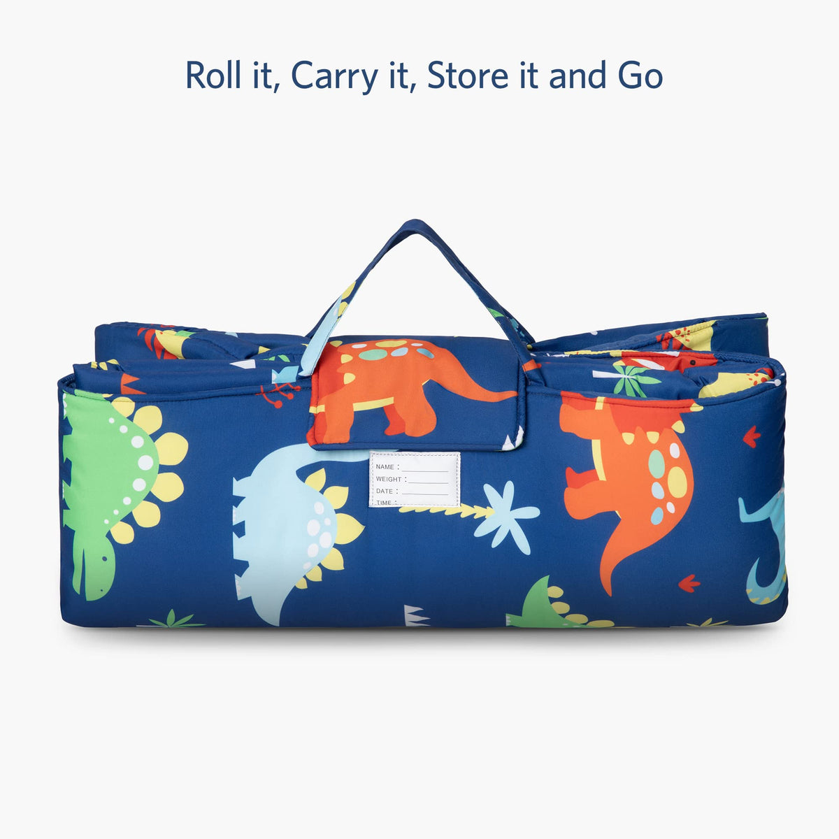 Cokouchyi nap mat includes a name tag for kid-friendly labeling