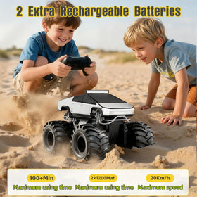 Cokzer non-slip tires gripping mud, sand, and grass