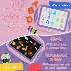 Cokzer magnets set with letters and numbers for early learning