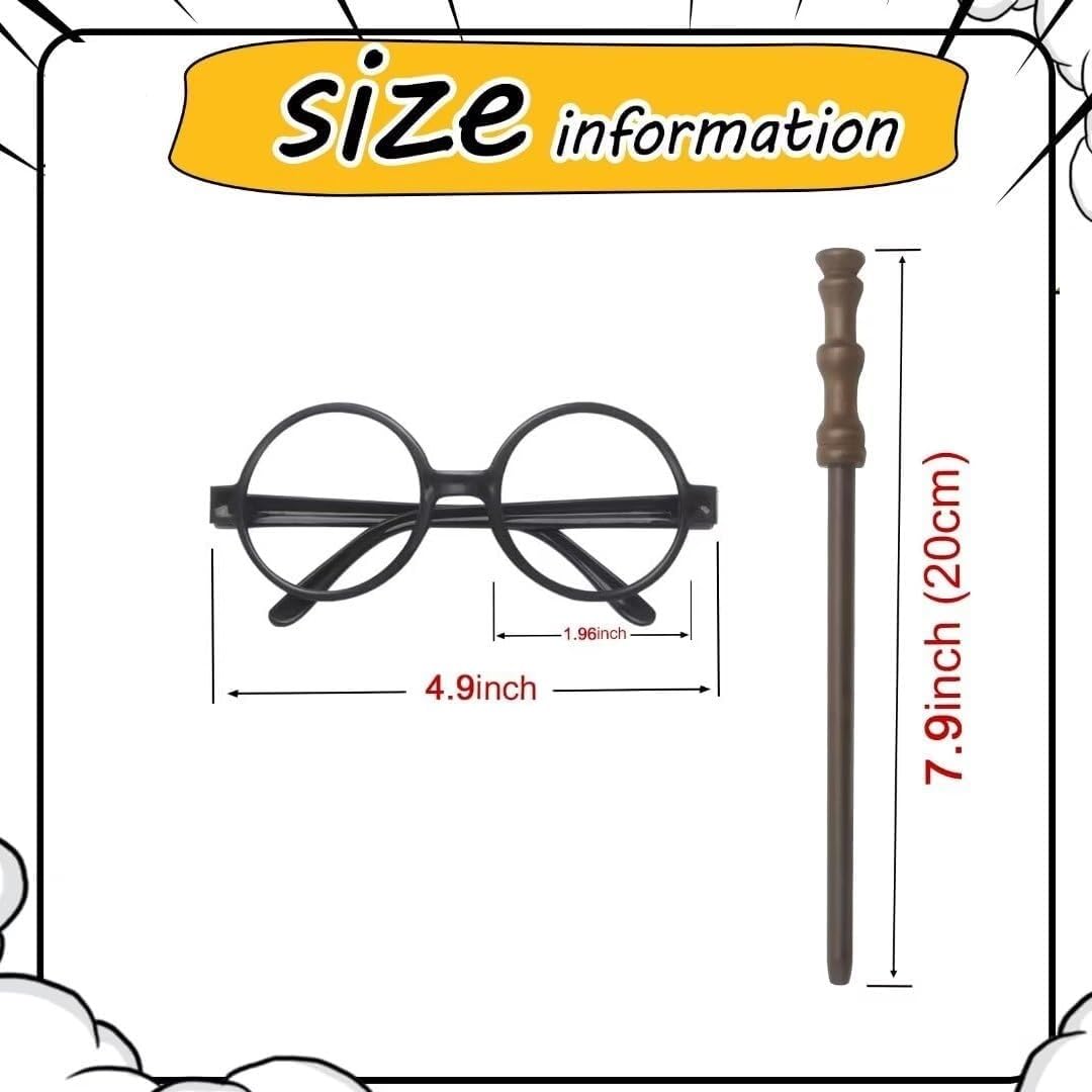 Col-Pary glasses close-up plastic frame with comfortable fit for cosplay