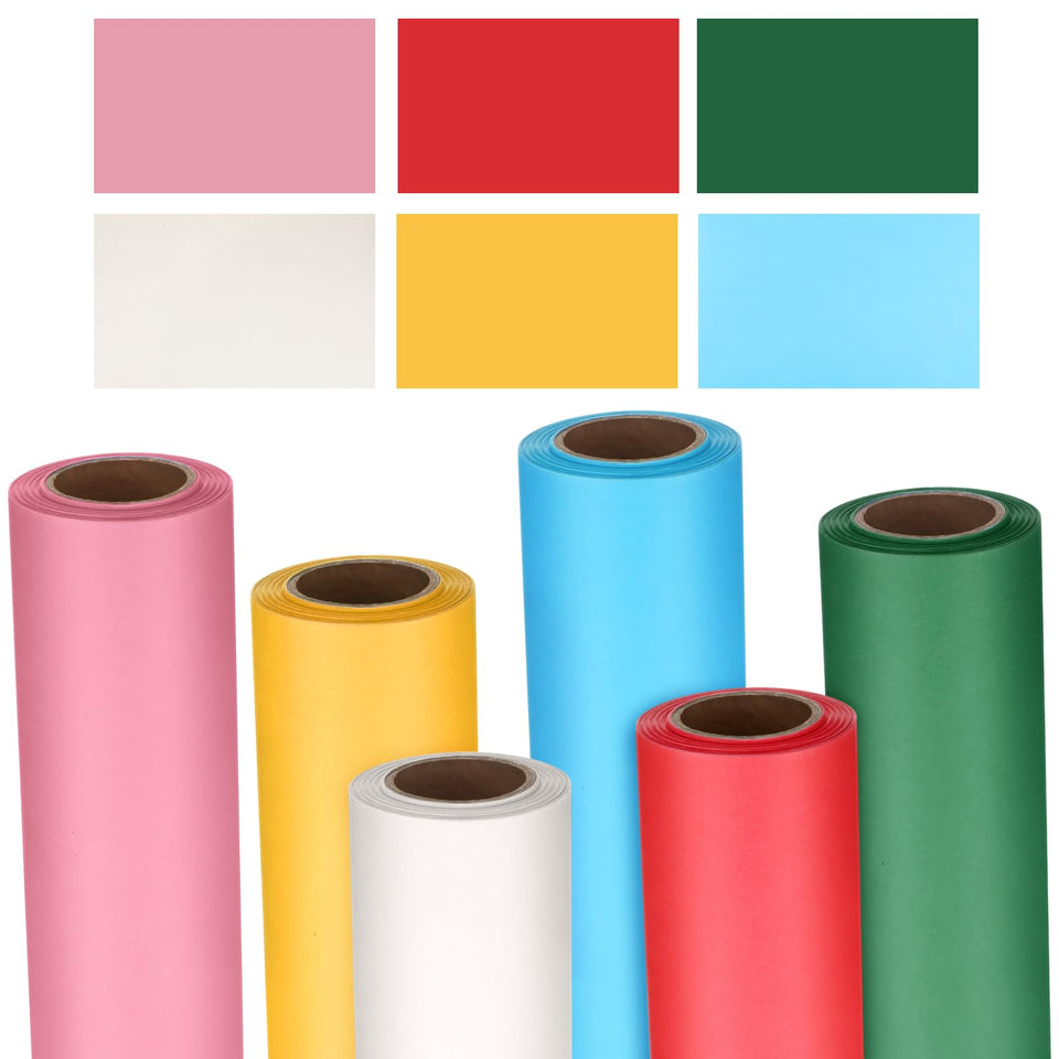 Colarr bulletin board paper roll in vivid colors for classroom decor and crafts
