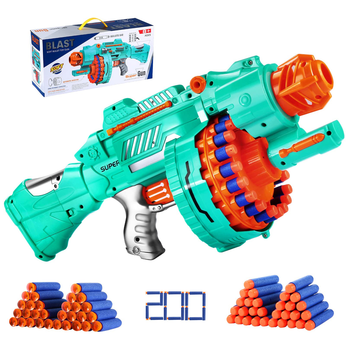 ColdFire toy gun automatic foam blaster in action for indoor target practice.
