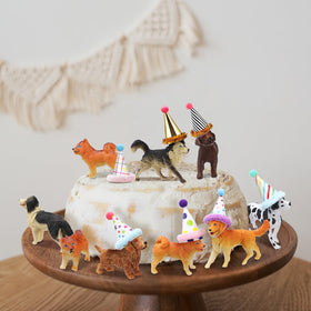 Colingmill dog-themed party decor brightens tables for celebrations.