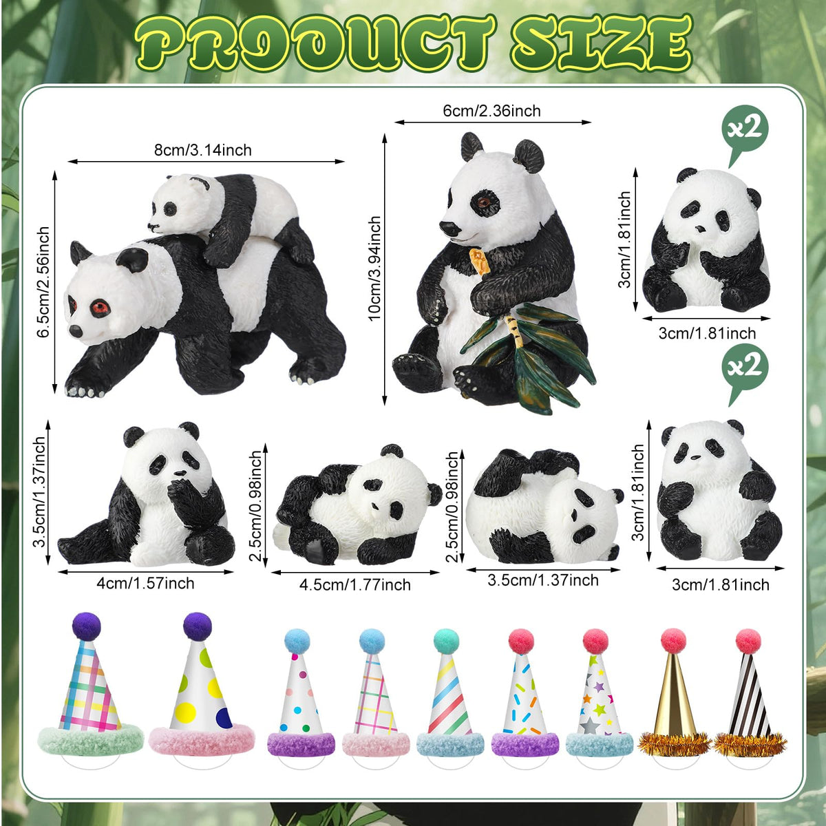 Colingmill panda-themed party decor adds playful colors to celebrations.