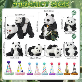 Colingmill panda-themed party decor adds playful colors to celebrations.
