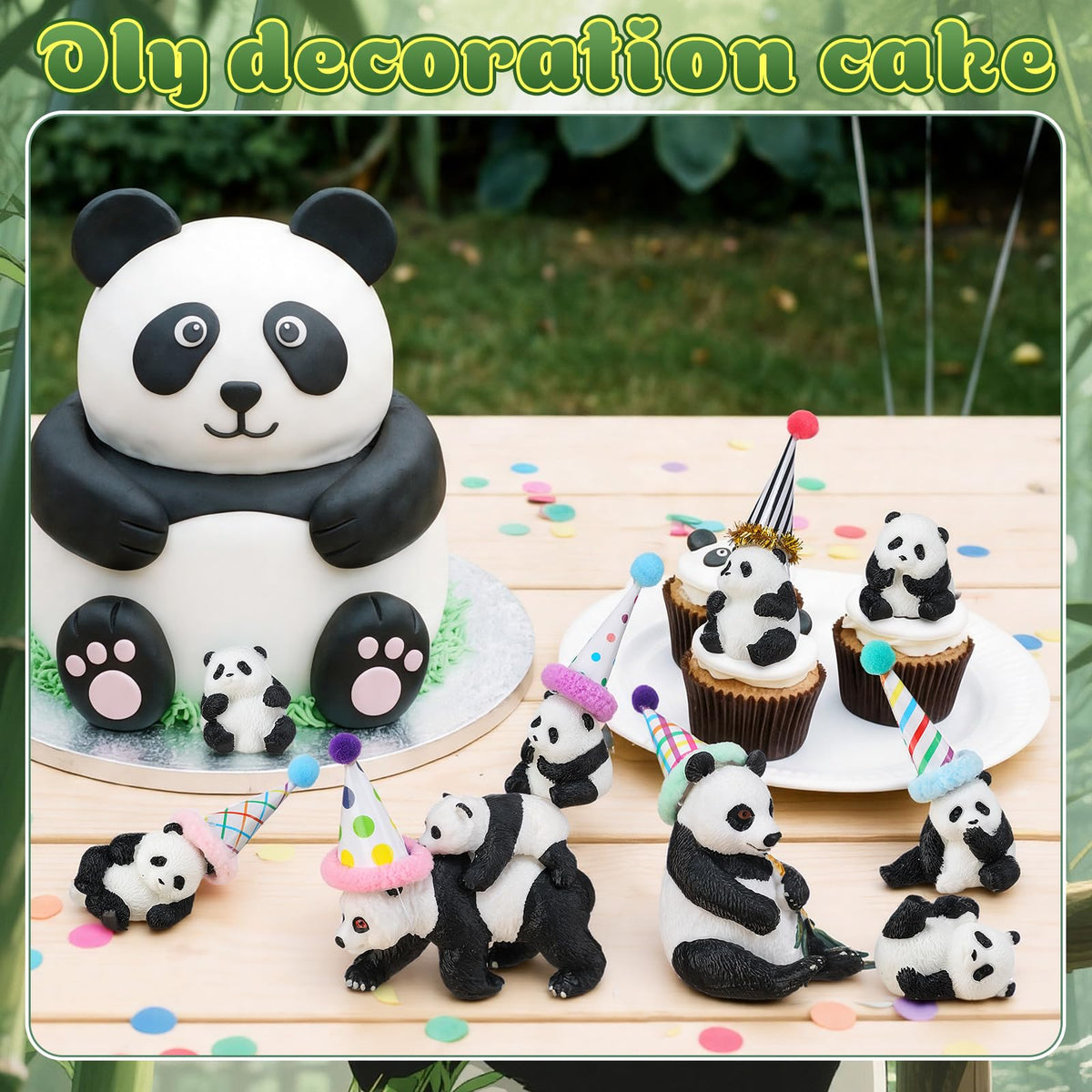 Colingmill party setup with pandas inspires creative cake designs.