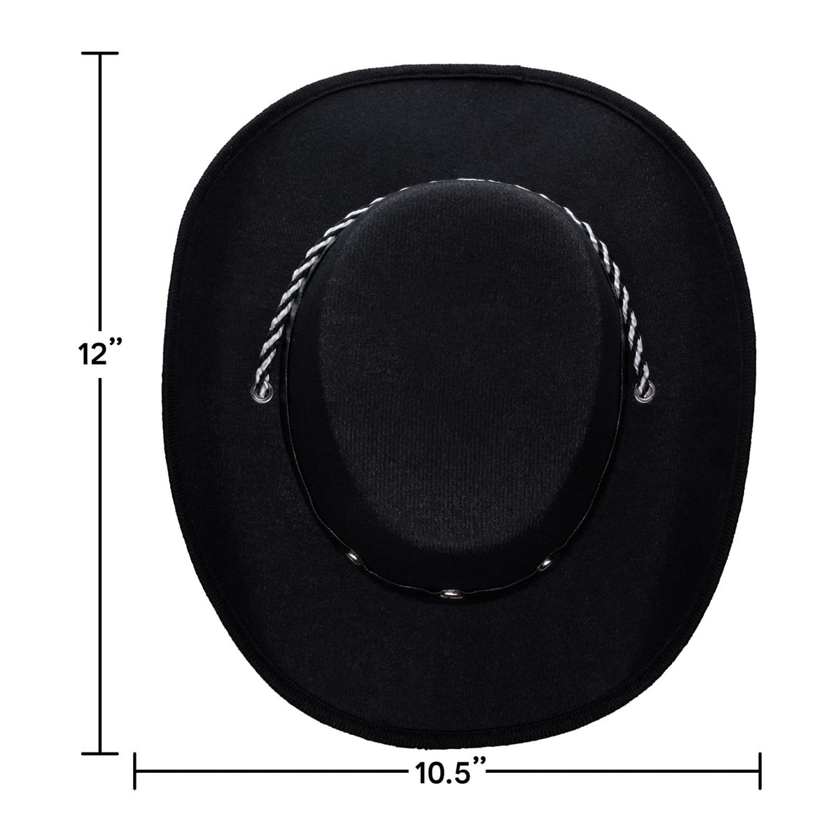 Collect Present infant cowgirl hat with adjustable drawstring stays secure during play