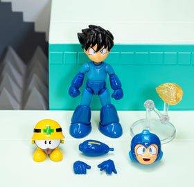 Collector-friendly packaging with retro Mega Man artwork enhances gifting.
