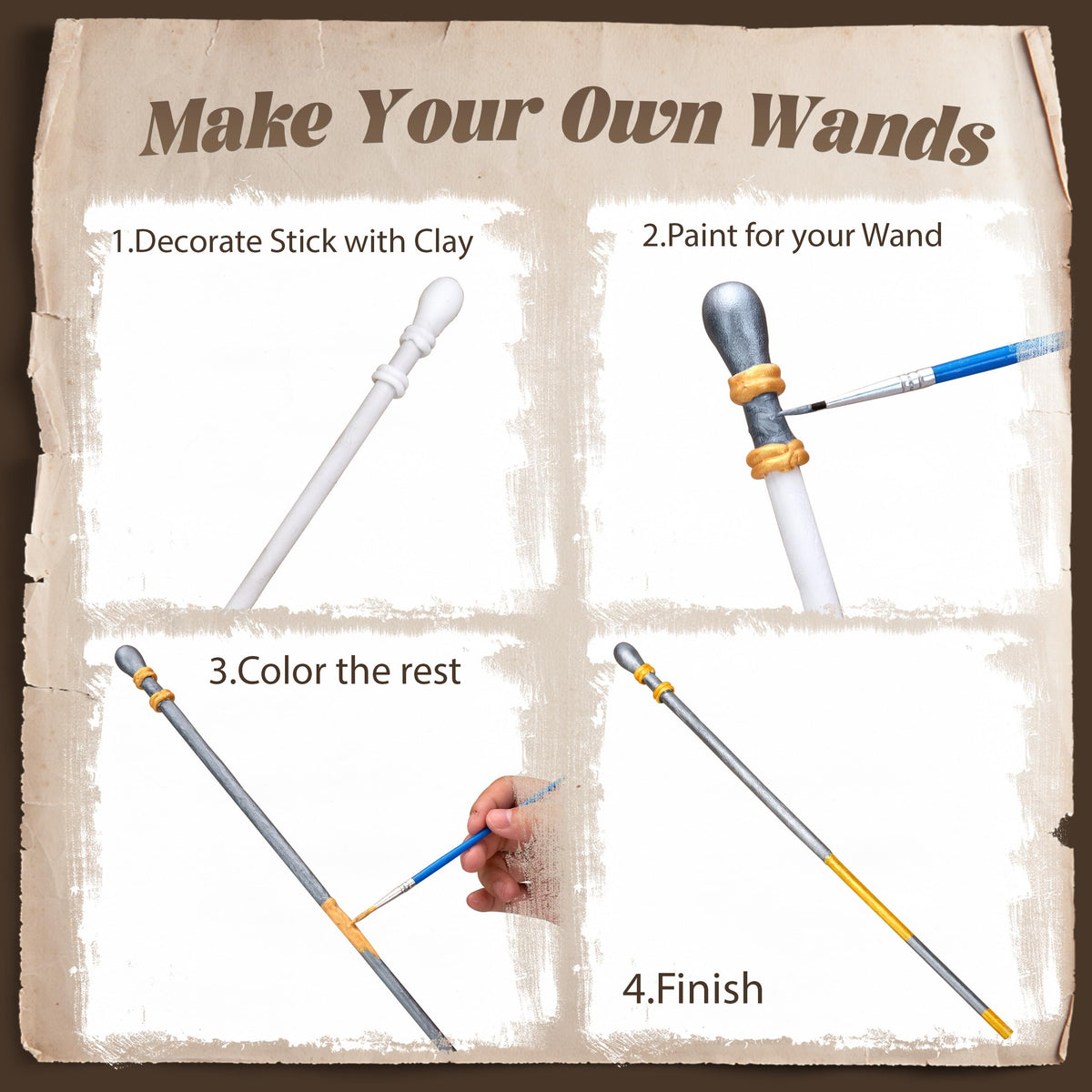 ColoPlay luminous wand glow paints provide captivating after-dark effects.