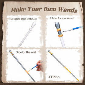 ColoPlay luminous wand glow paints provide captivating after-dark effects.