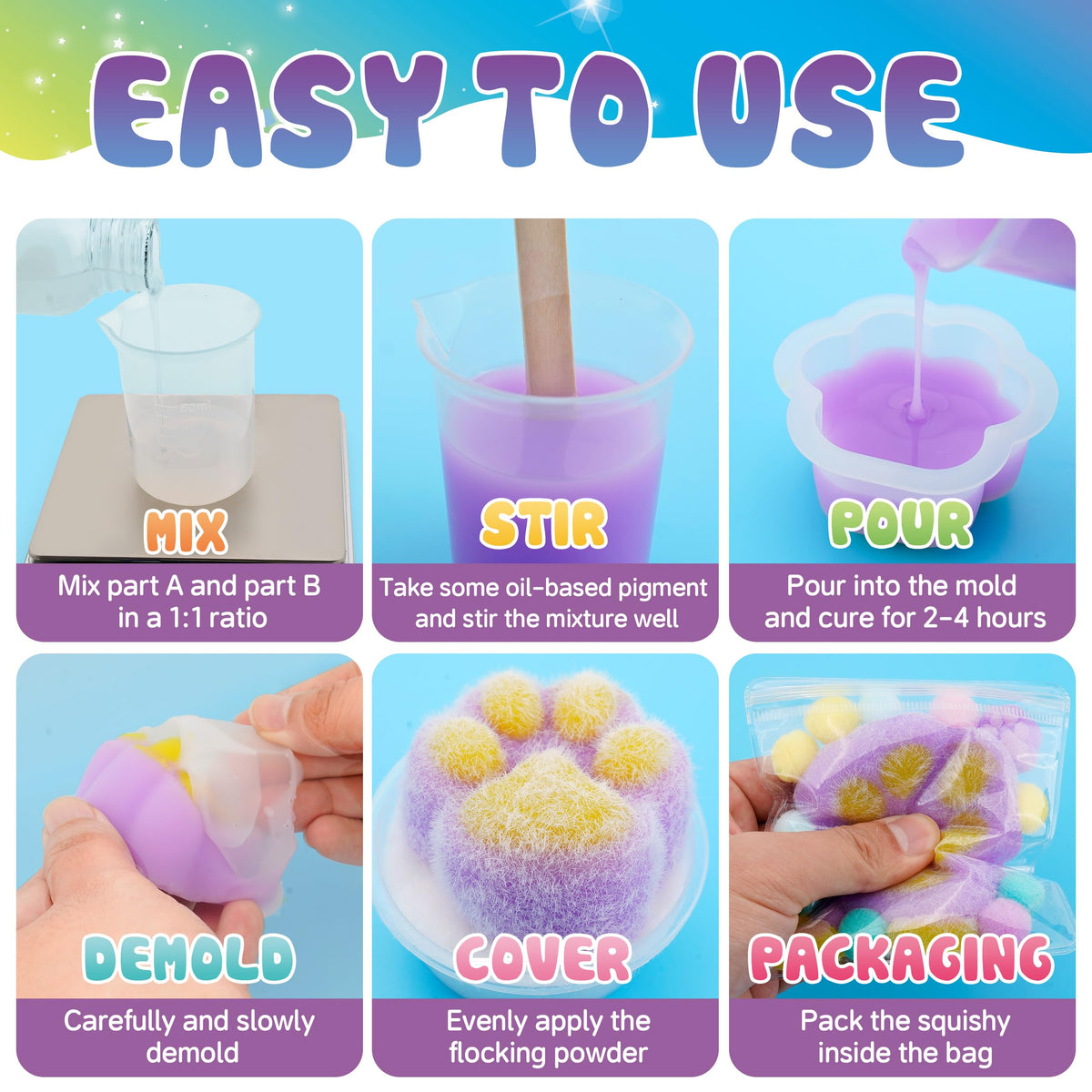ColoPlay Taba color pastes add vibrant hues for creative squishies