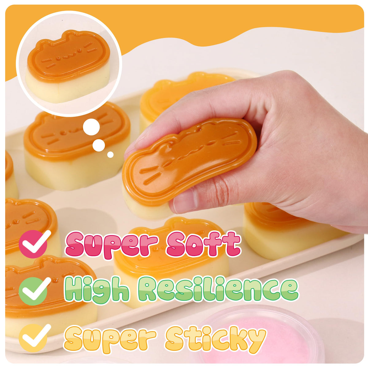 ColoPlay Taba Squishy Kit premium silicone delivers smooth, cloud-like squishy results