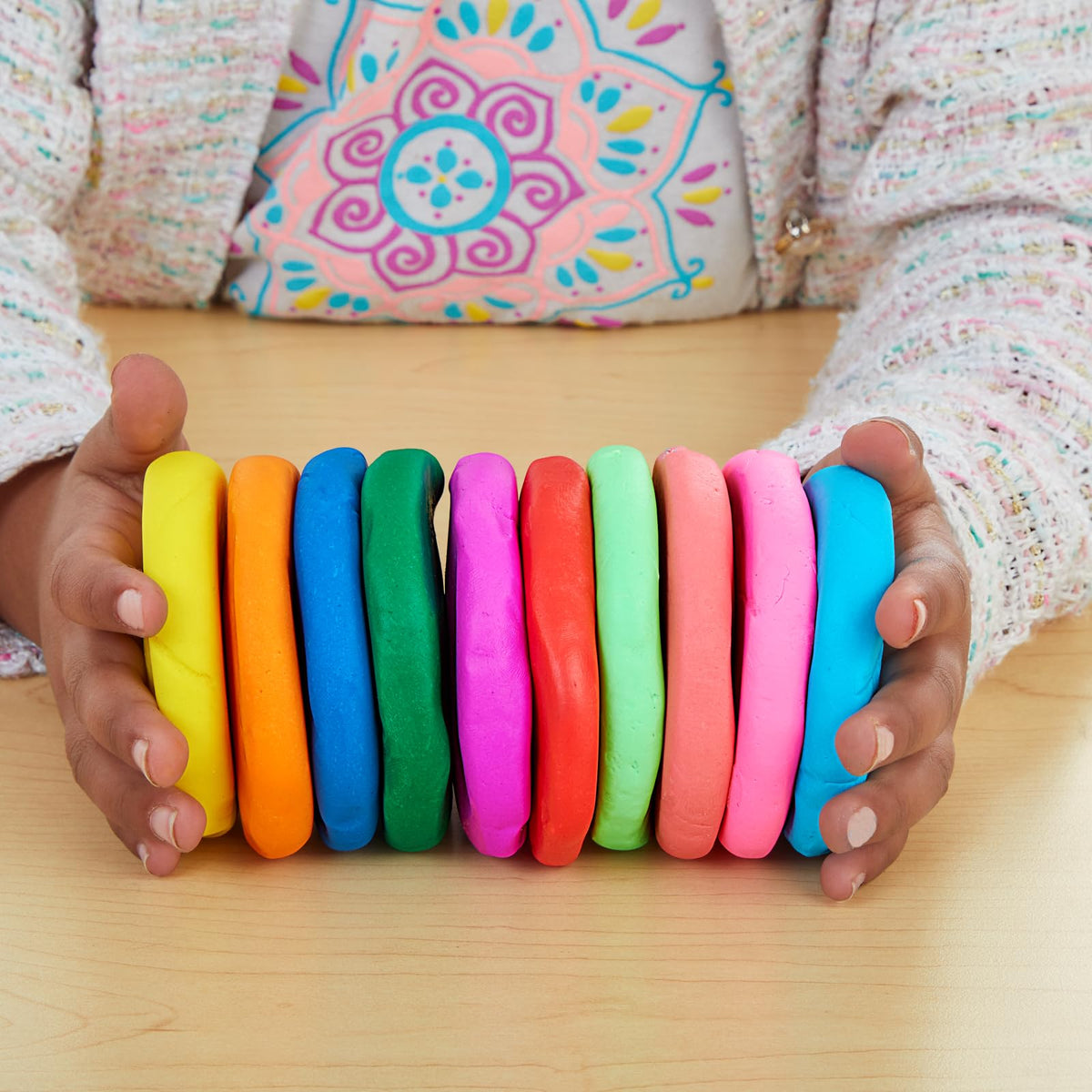 Colorations allergen-free dough is wheat-free and dairy-free for inclusive play.