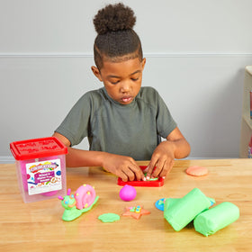 Colorations classroom-pack dough set showcases all six colors for classroom use
