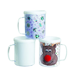 Colorations design your own mugs support creative play and learning.