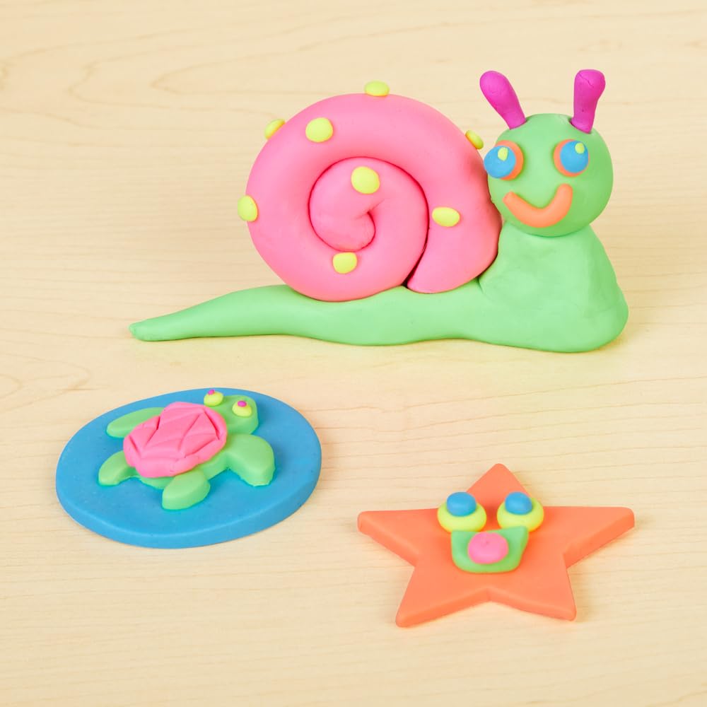 Colorations neon blue dough tub offers vibrant sensory play and open-ended creation
