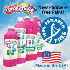 Colorations Rainbow Plus 8 Pack color swatches displaying bold hues for quick project planning.