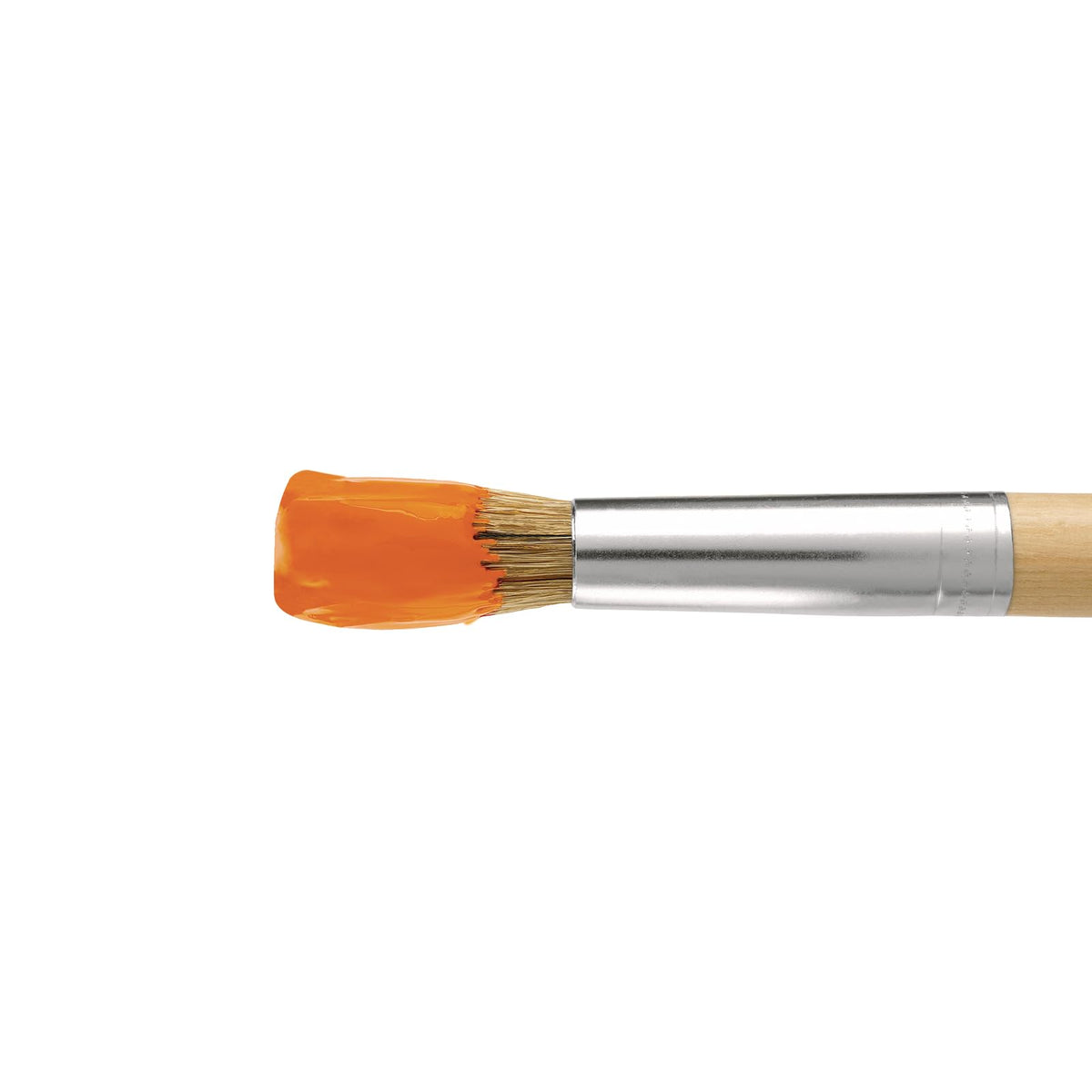 Colorations tempera paint orange color swatches on paper show opacity
